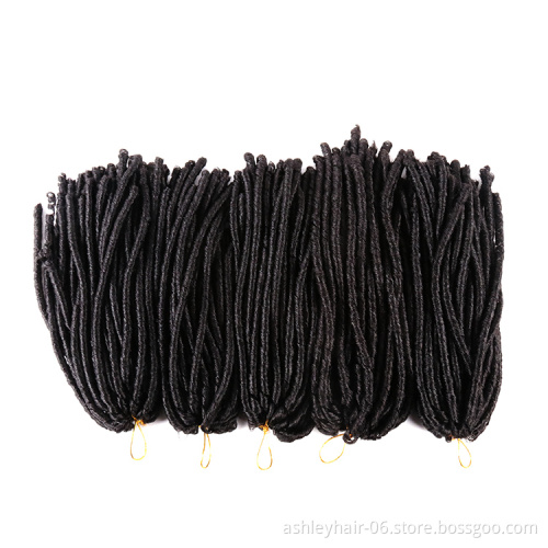 Synthetic Kanekalon Crochet Hair Weave Braid Soft Dread Lock Extensions